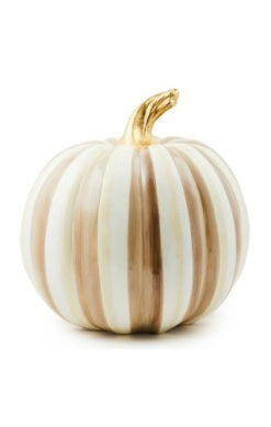 Mocha Stripe Medium Pumpkin