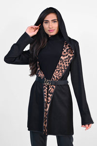 Leopard/Black Reversible Jacket