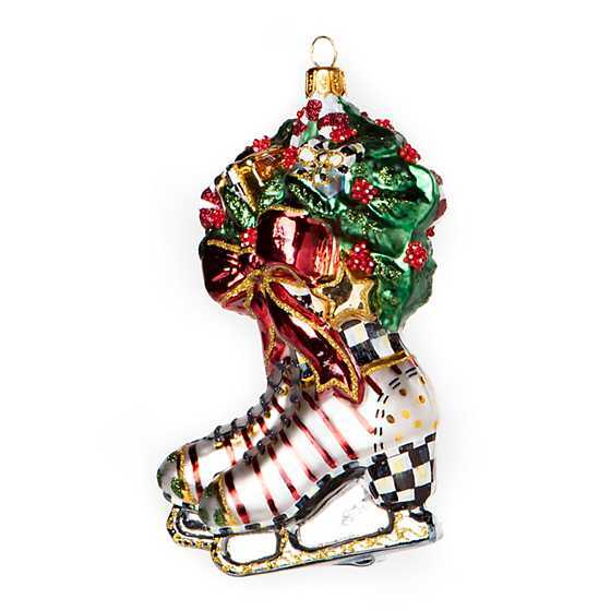 Glass Ornament - Holiday Skates