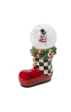 Jolly Holiday Boot Snow Globe