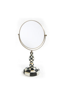 Courtly Check Enamel Vanity Mirror