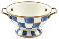 Royal Check Enamel Simply Anything Bowl