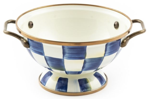 Royal Check Enamel Simply Anything Bowl