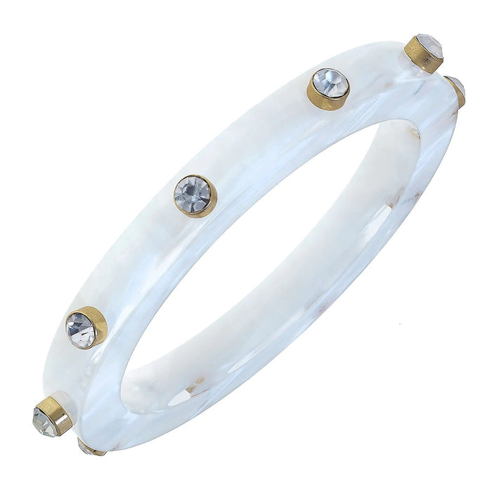 Renee Resin and Rhinestone Bangle