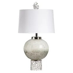 ROUND MARBLE TABLE LAMP
