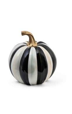 Courtly Stripe Glossy Pumpkin- Small