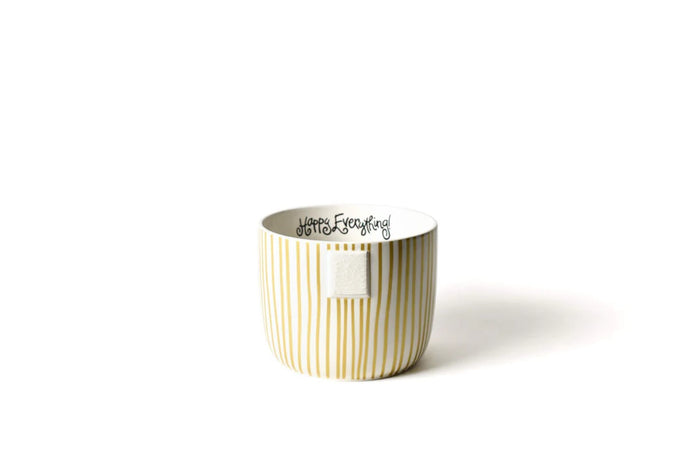 Gold Stripe Happy Everything Mini Bowl