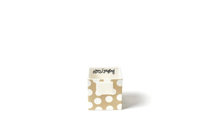 Neutral Dot Mini Nesting Cube Small