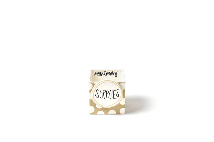 Neutral Dot Mini Nesting Cube Small