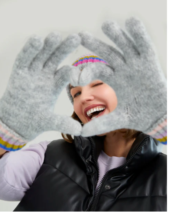Ronen Touchscreen Gloves Grey