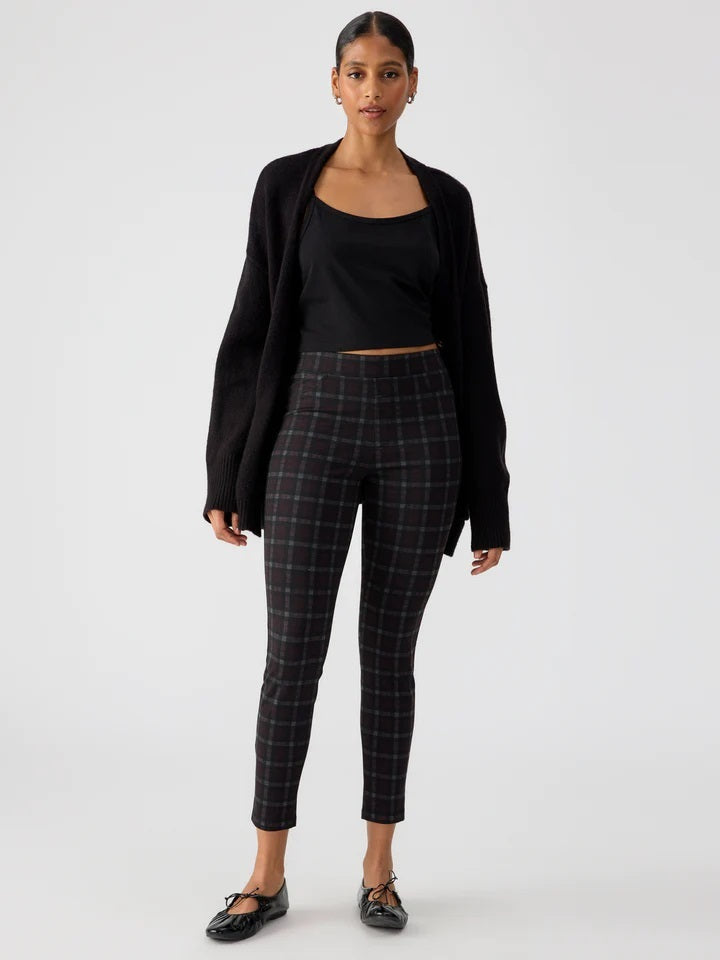 Runway Semi High Rise Legging Sugar Plum Plaid