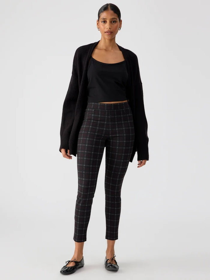 Runway Semi High Rise Legging Sugar Plum Plaid