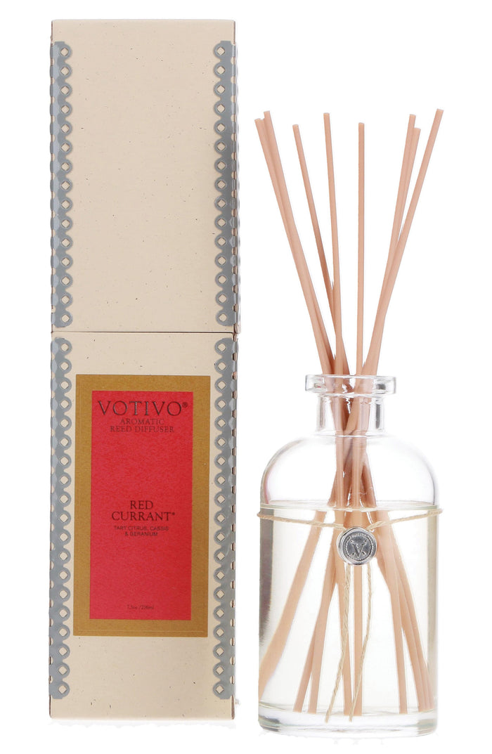 Red Currant Aromatic Reed Diffuser Set | Scented Home Fragrance Diffuser with Sticks
