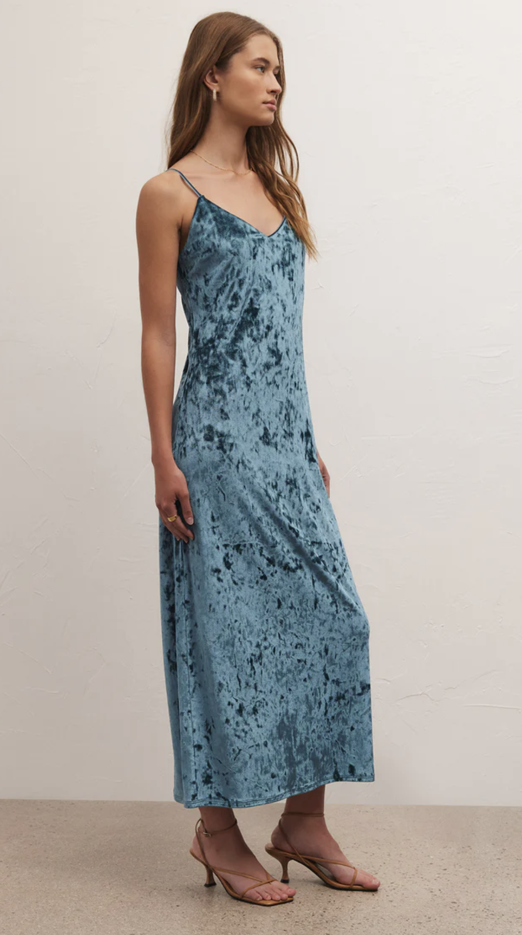 Selina Crushed Velvet Dress