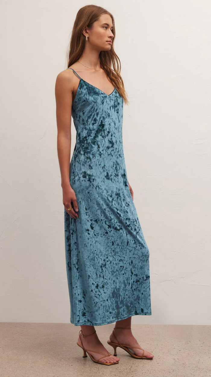 Selina Crushed Velvet Dress