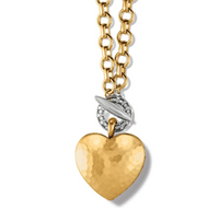 Inner Circle Heart Toggle Necklace