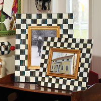 Courtly Check Enamel Frame- 4"x6"