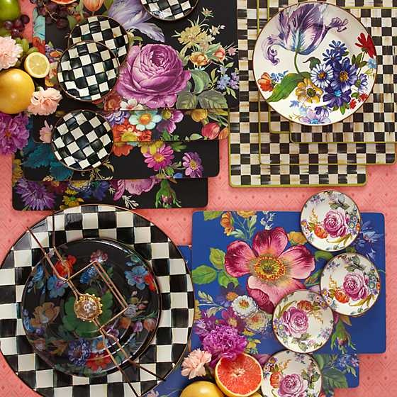 Courtly Check Cork Back Placemats Set of 4