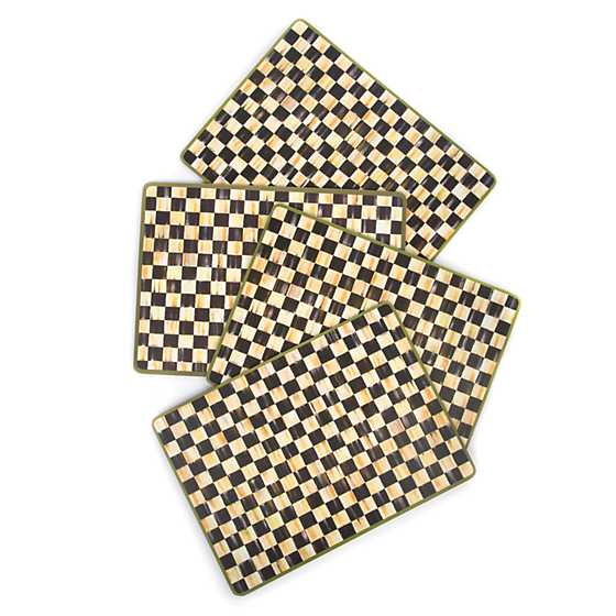 Courtly Check Cork Back Placemats Set of 4