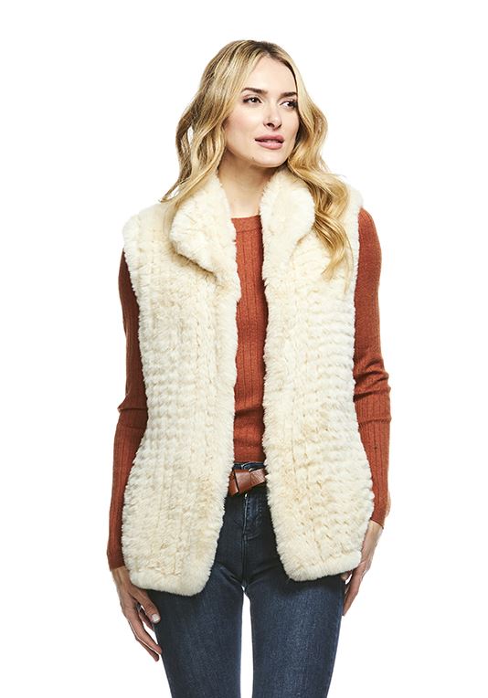 Knitted Fur Vest