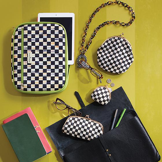 Courtly Check Eyeglasses Case