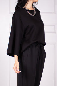 Scuba Modal Wide 3/4 Sleeve Top