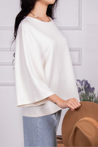 Scuba Modal Wide 3/4 Sleeve Top