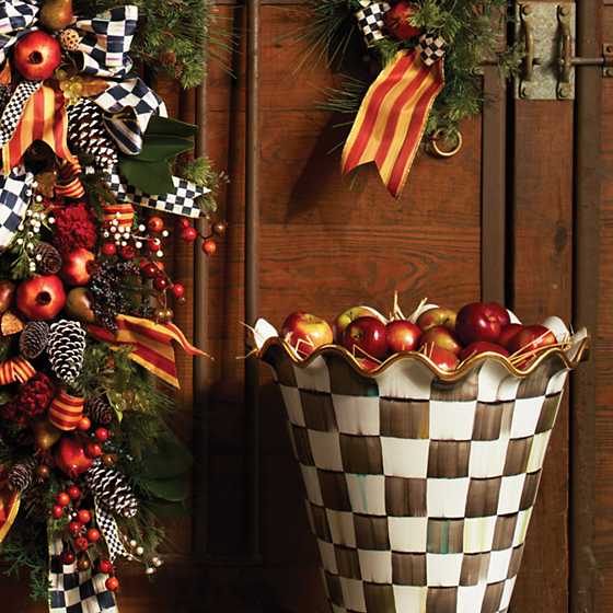 Courtly Check Jumbo Flower Pot