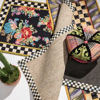 Courtly Check Black Sisal Rug - 2' x 3'