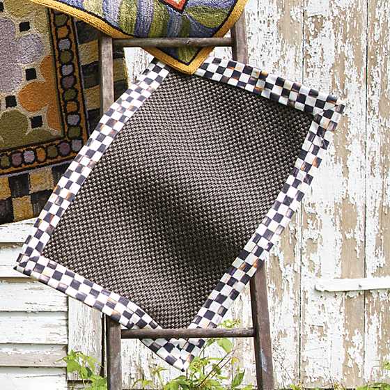 Courtly Check Black Sisal Rug - 2' x 3'