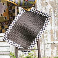 Courtly Check Black Sisal Rug - 2' x 3'