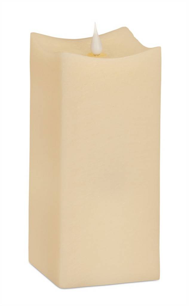 Square Flameless Candle 3.5X8 INCH