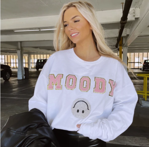 Queen B Moody Crew Sweatshirt