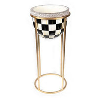 Courtly Check Plant Stand - Tall