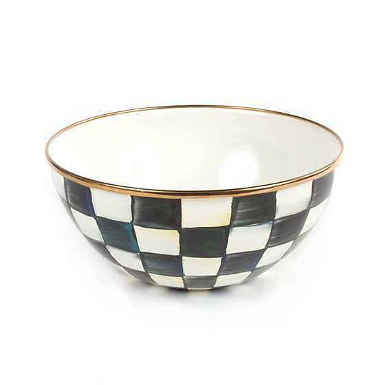 Courtly Check Enamel Everyday Bowl - Small