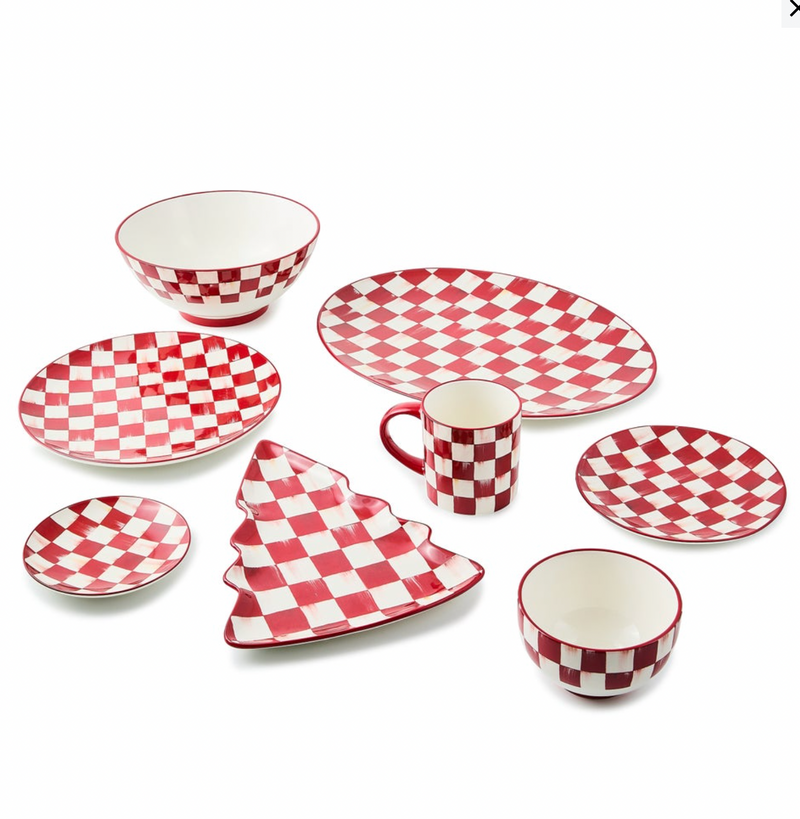 Mackenzie Childs Cherry Check