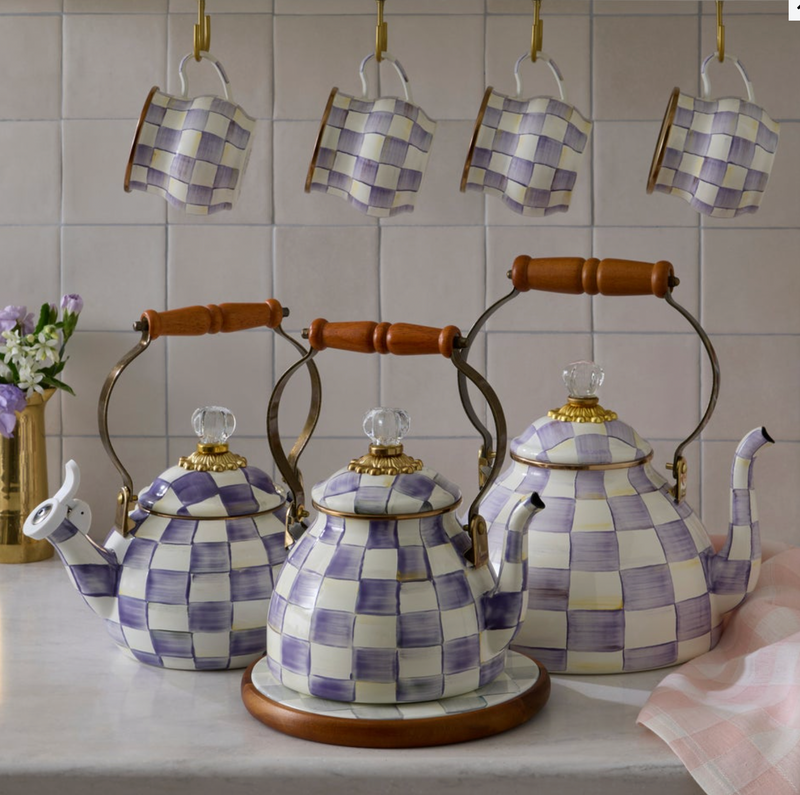 Mackenzie Childs Violet Check