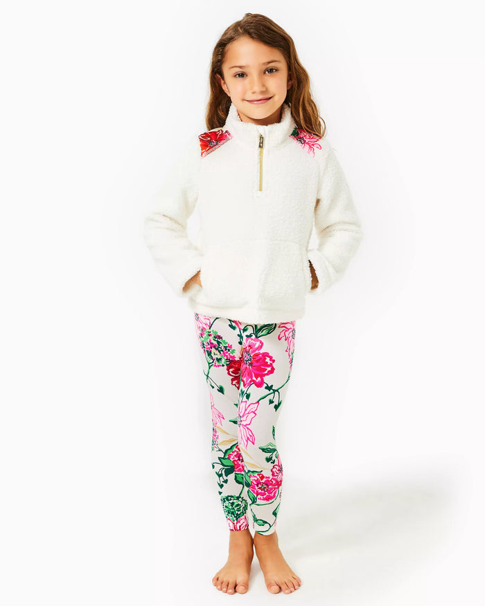 Girls Mini Wallen Half-Zip Sherpa