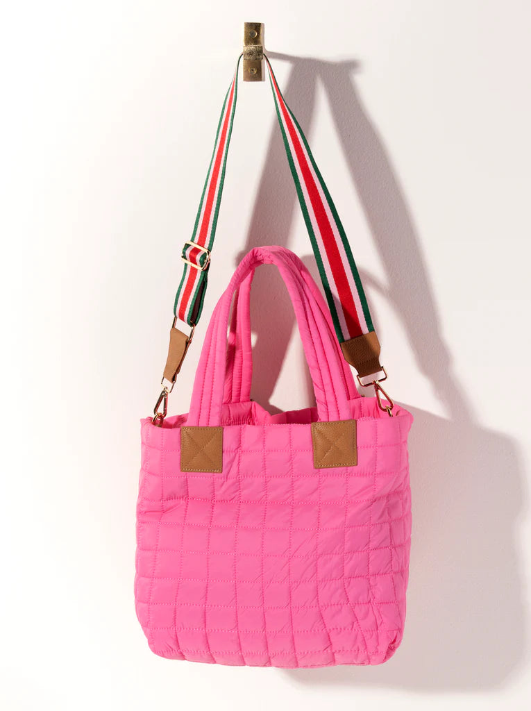 EZRA QUILTED NYLON TOTE