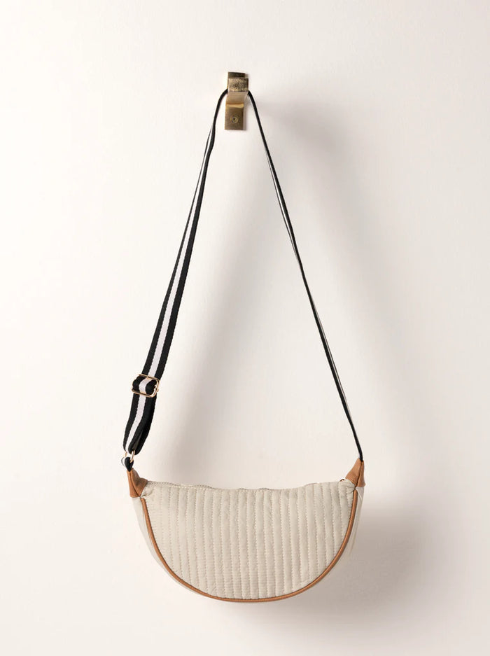 EZRA QUILTED NYLON SLING CROSS-BODY