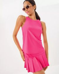 UPF 50+ Luxletic Freesia Pleated Skort