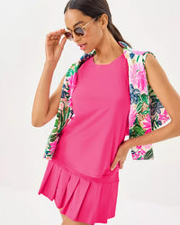 UPF 50+ Luxletic Freesia Pleated Skort