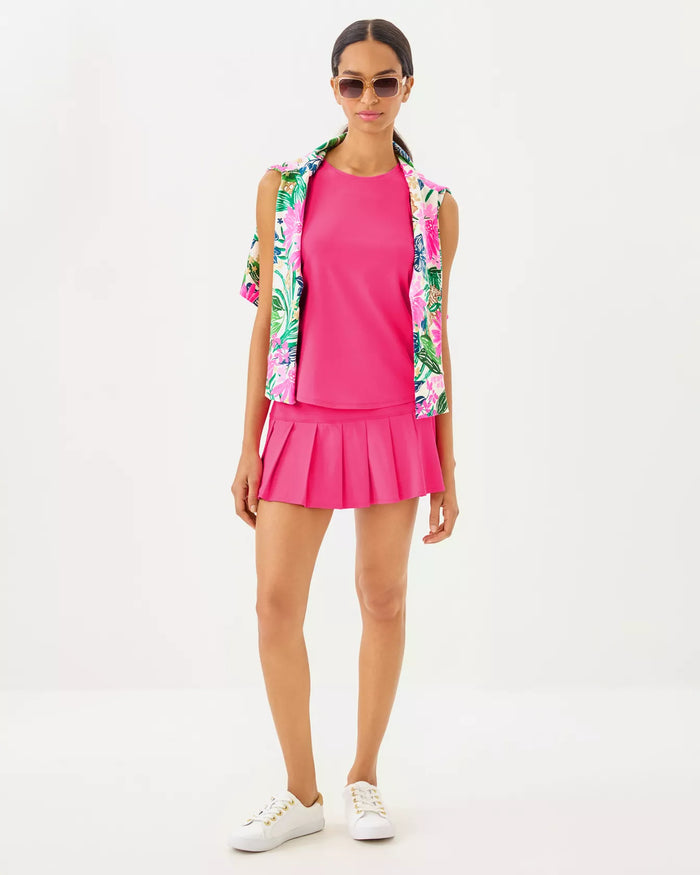 UPF 50+ Luxletic Freesia Pleated Skort