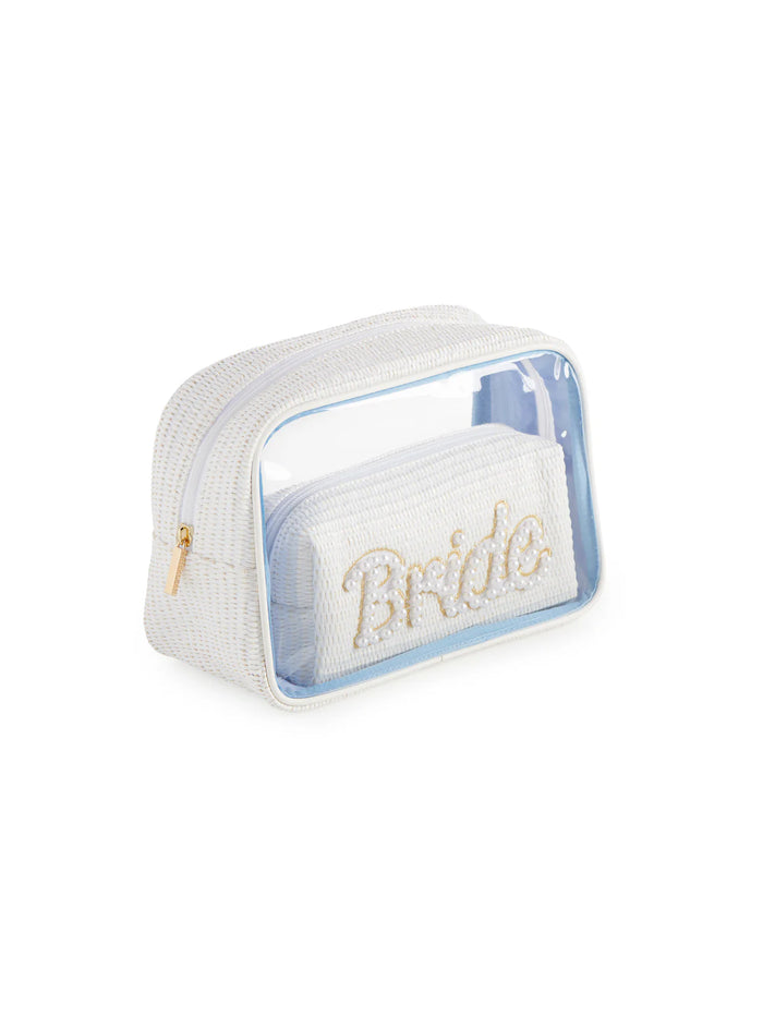 "Bride" Set Of 2 Cosmetic Cases