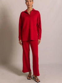 Butter Modal Side Binding Wide Leg Pants