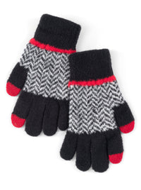 BOWIE TOUCHSCREEN GLOVES, BLACK