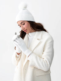 Shiraleah Natalia Beanie, Ivory