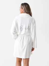 "Bride" Robe, White