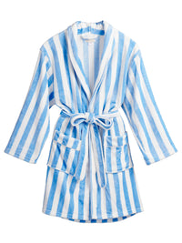 Helena Stripe Robe, Sky