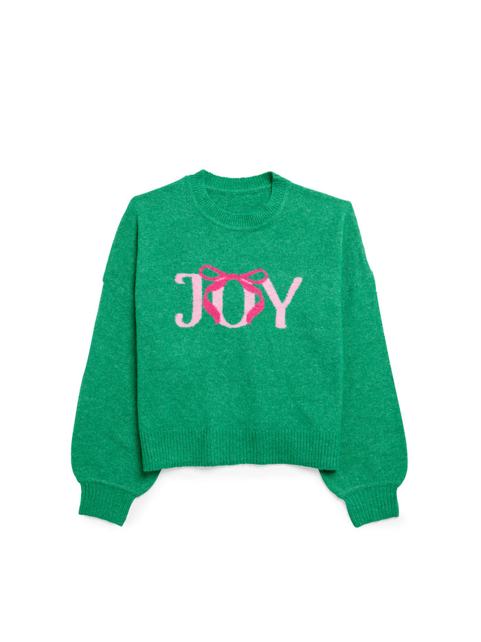 "Joy" Sweater, Green